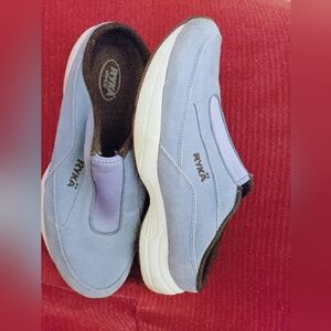 Ryka Contour Blue Nitracel suede sneaker Mule